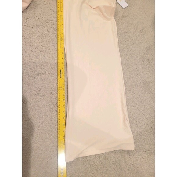 NWT Rhone Ripple Sweatpant Wide Leg Ribbed Cream Women's Large Athleisure Lounge - Picture 6 of 12